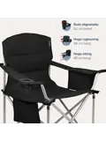 Campingstoel XL – Zwart