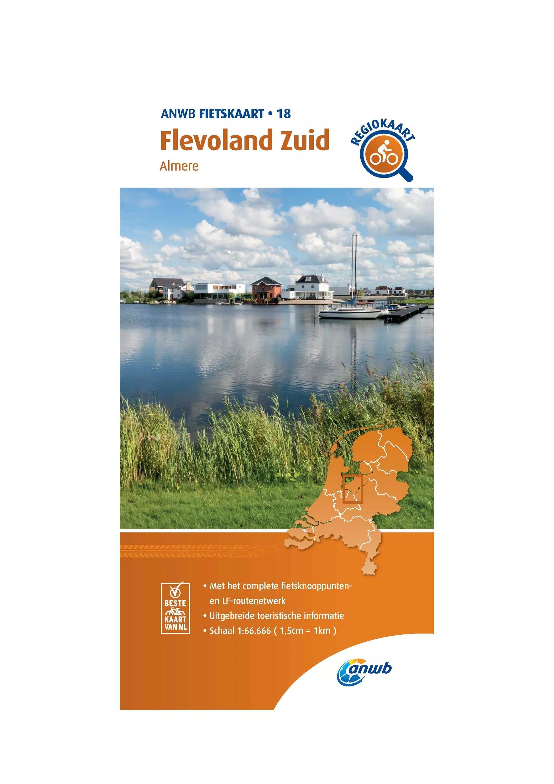 ANWB  Fietskaart 18  Flevoland Zuid main product image