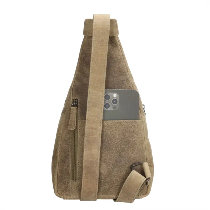 Idaho - Schoudertas / Slingbag - Leer
