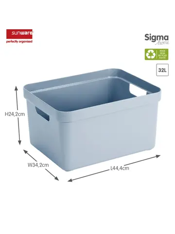 Sigma home - Opbergbox - 32L - 4-delig