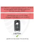 TPU Sleutelhoesje voor Fiat / Abart goud B3