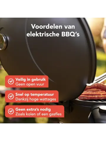 Elektrische BBQ – 2400W – Zwart