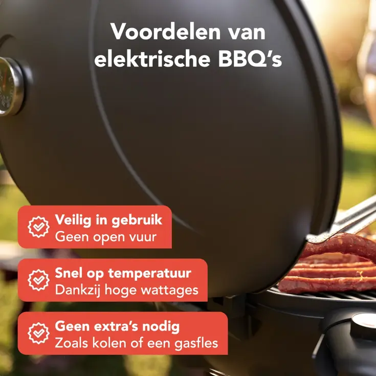 Elektrische BBQ – 2400W – Zwart