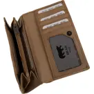 Sweety - XL portemonnee - Leer - Drukknoop