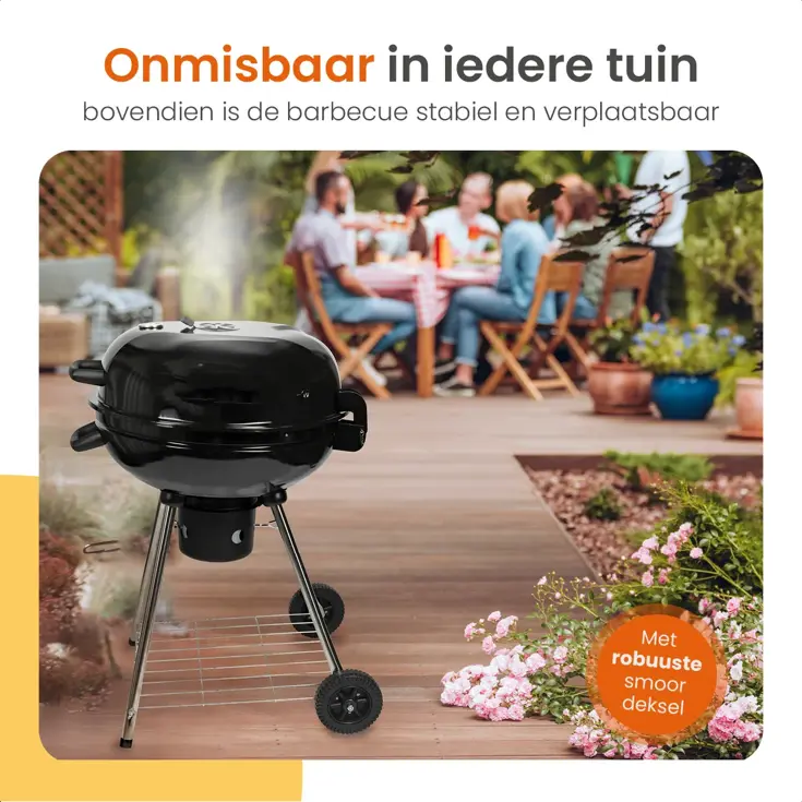 Houtskool Barbecue - Inclusief Accessoires - Ø54cm