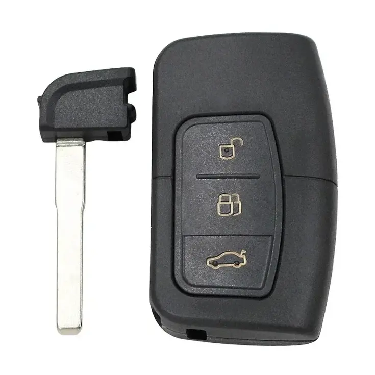 Smart key behuizing 3 knops geschikt voor Ford