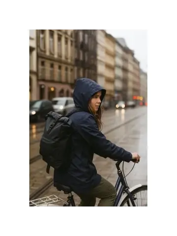 Fietsrugtas met bevestigingsclips 20 liter