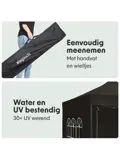 Partytent met Zijwanden – 3x3 m – Antraciet