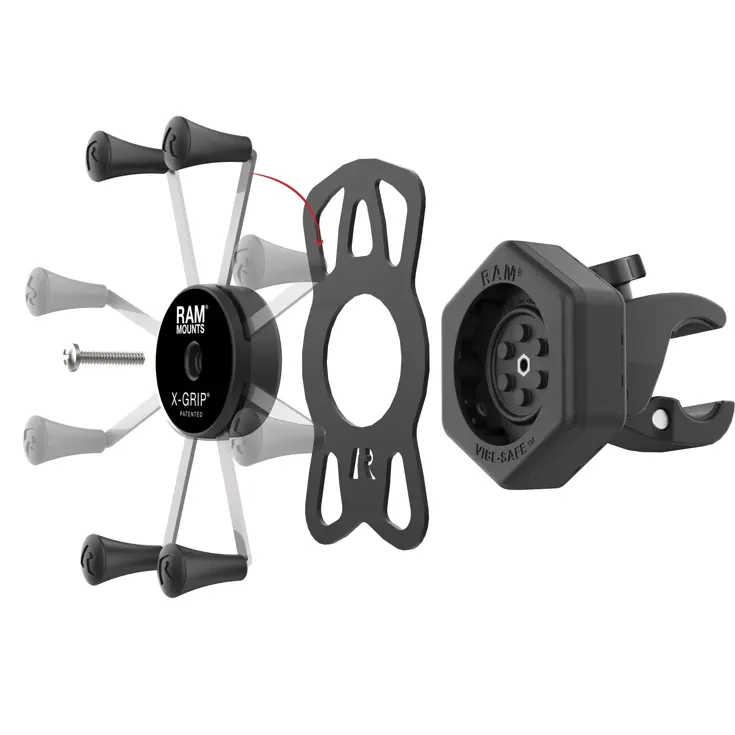 Motor telefoonhouder met Vibe-Safe