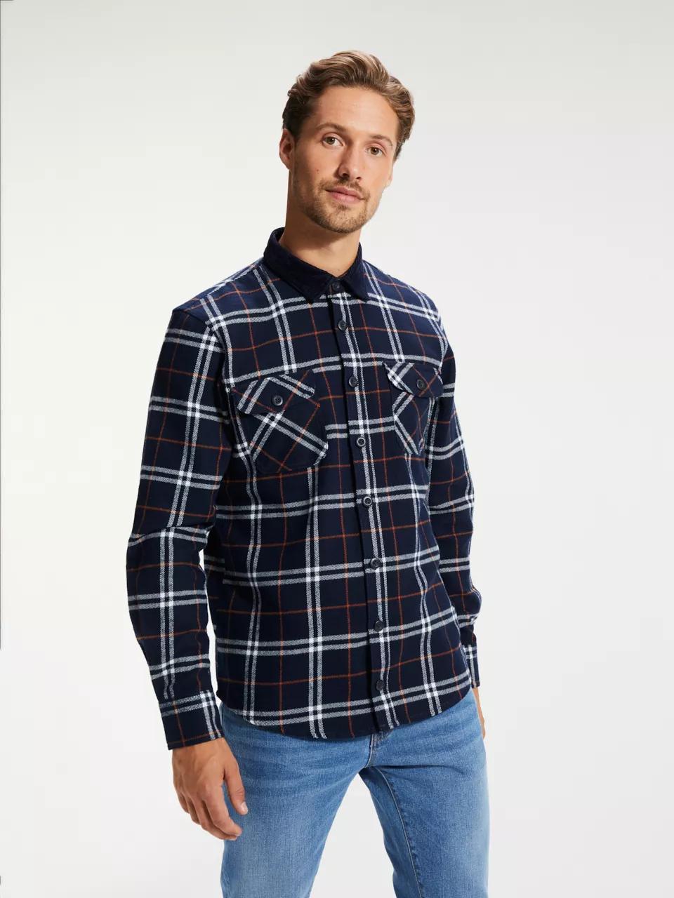 ANWB  Rolfs  Overhemd heren  Human Nature  Navy   XL