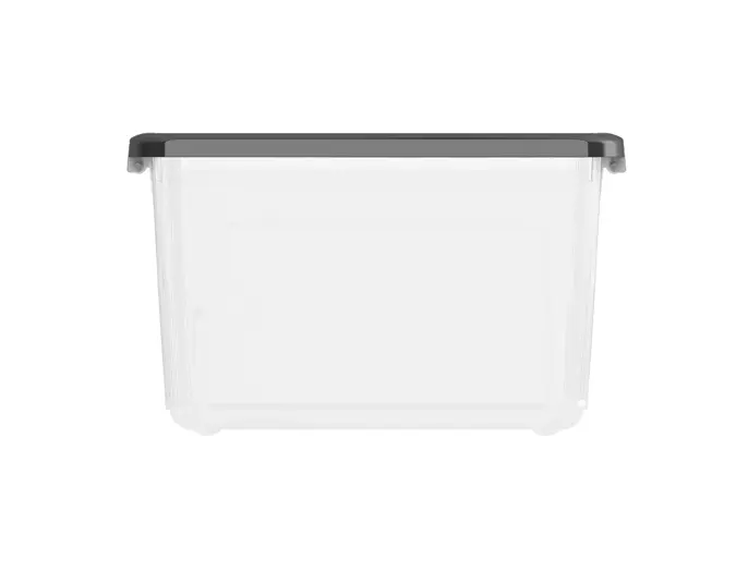 Kis W Opbergbox S - 15L - transparant/grijs