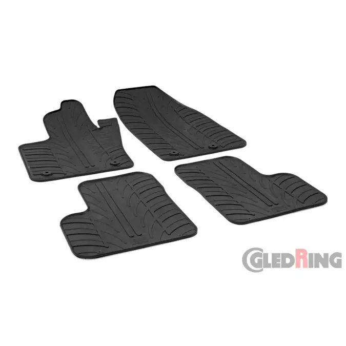 Fiat Panda 2014 - Rubbermatten - Gledring