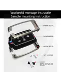 Metalen Sleutelhoesje voor Landrover grijs A5