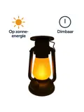 Tafellamp Solar - Zwarte Campinglamp -