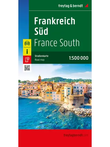 Wegenkaart Frankrijk Zuid