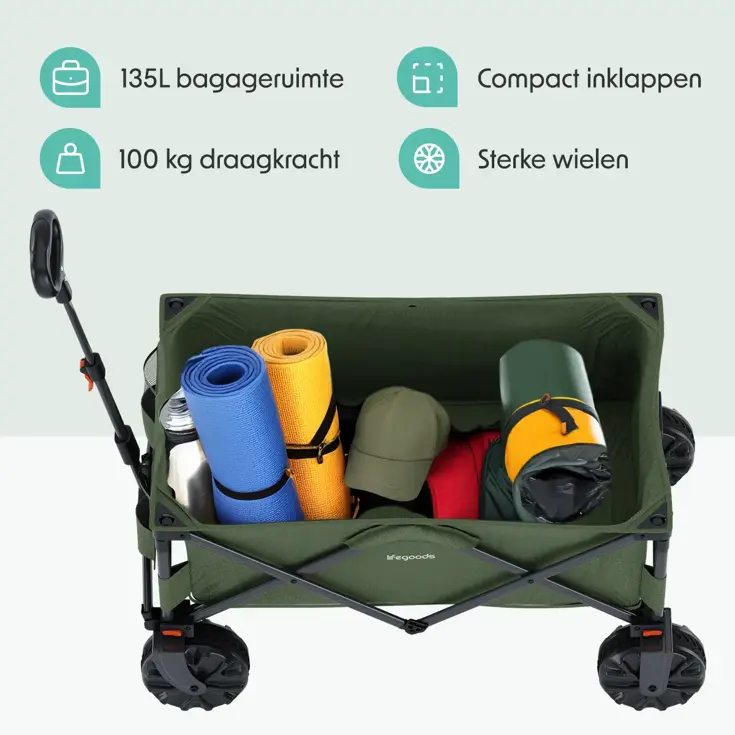 LifeGoods Bolderkar – 100KG