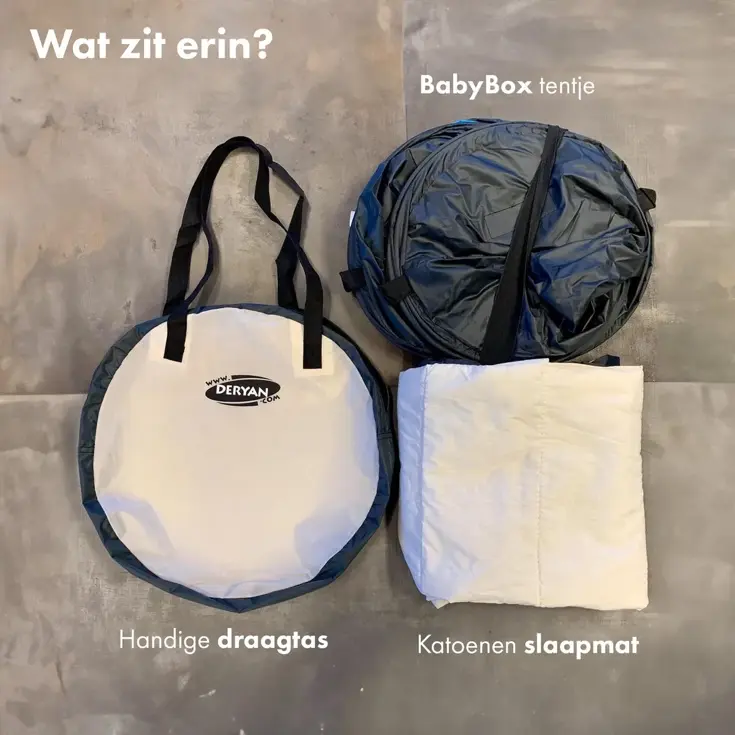 BabyBox Campingbedje - baby tentje - 50% UV