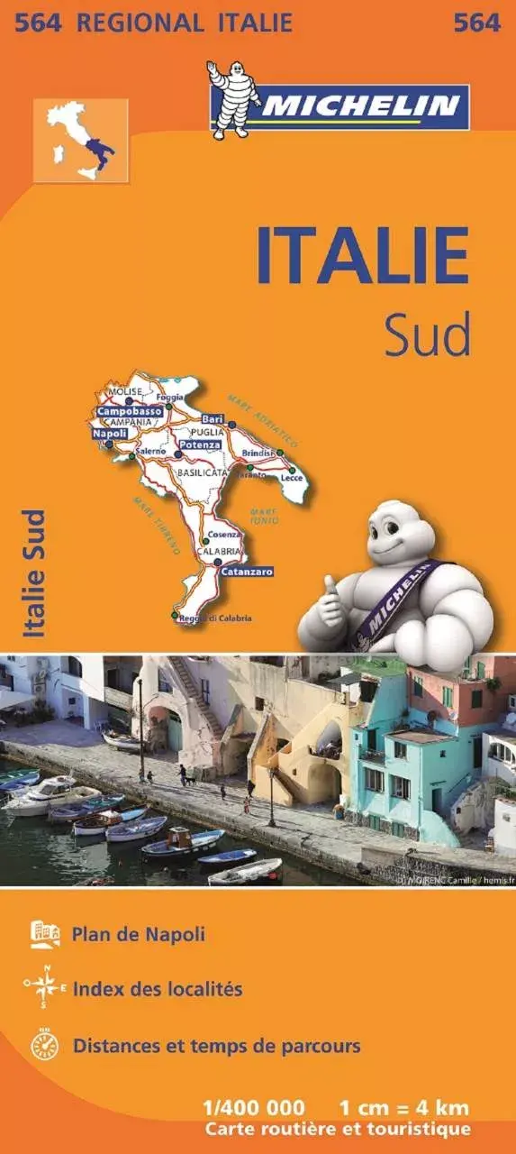 Michelin wegenkaart Regional 564 Italië – zuid