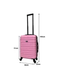 Reiskoffer S ABS 39L met TSA-slot en 360° wielen