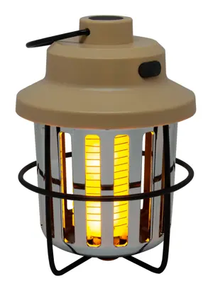 Retro Muggenlamp Oplaadbaar met Vlameffect