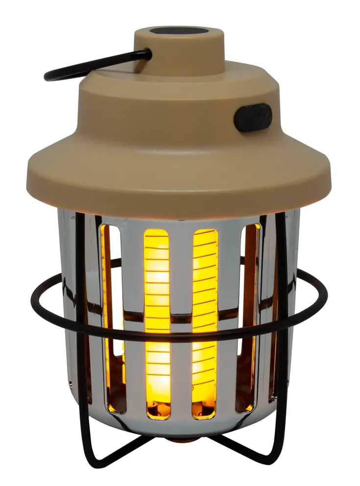 Retro Muggenlamp Oplaadbaar met Vlameffect