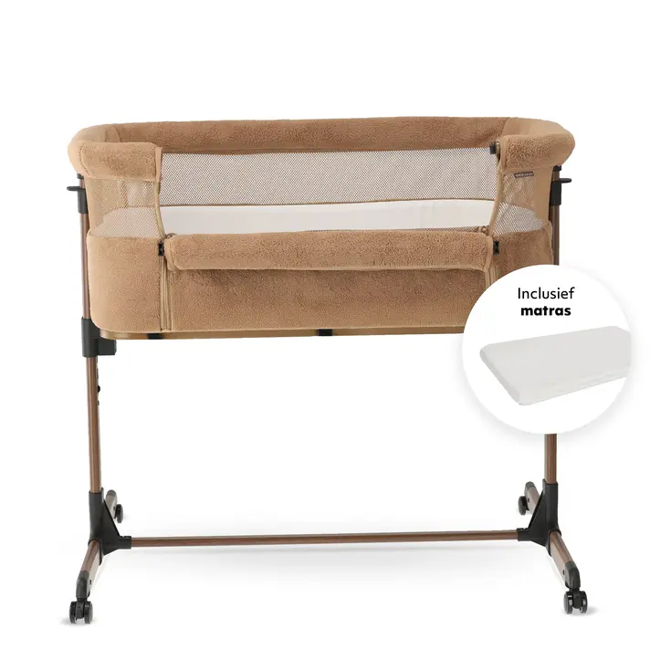 Snoozy Teddy Co Sleeper - Verstelbaar frame