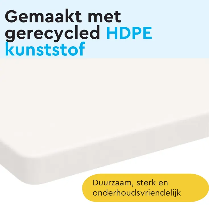 Inklapbare Vouwtafel Wit - 120x60x74cm