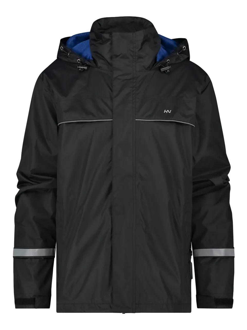 Naturehike Long Lightweight Breathable Men's Raincoats Waterproof Hooded Bike Windbreaker Outdoor Hiking Jacket One Size Fits All- Black