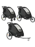 Luxe Fietskar - 3-in-1 model - Hardloopkinderwagen