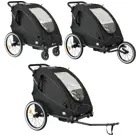 Luxe Fietskar - 3-in-1 model - Hardloopkinderwagen