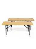 Flex Bamboe Kampeerbank 100 - 2 stuks - Tot 200 kg