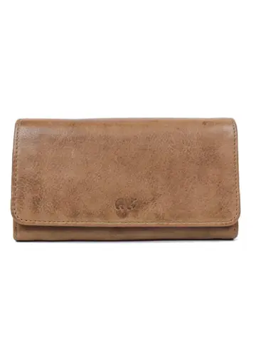 Noor - Leren portemonnee - Overslag - Dames