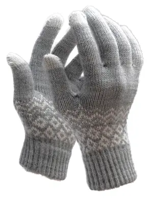 R2B Touchscreen Handschoenen Winter - Grijs