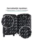 Kofferset XS ABS 29L met TSA-slot en 360° wielen