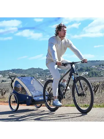 Luxe Fietskar V2 - 3-in-1 - Hardloopkinderwagen