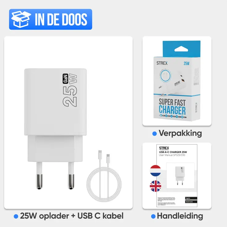 Oplader - Fast Charger