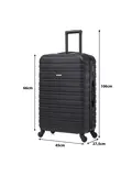 Reiskoffer M ABS 74L met TSA-slot en 360° wielen