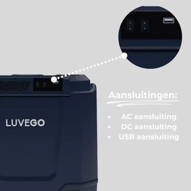 Luvego - Elektrische Koelbox 32L - Met Bluetooth