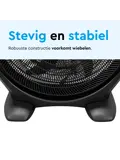 Vloerventilator 50 cm – 3 snelheden – kantelbaar