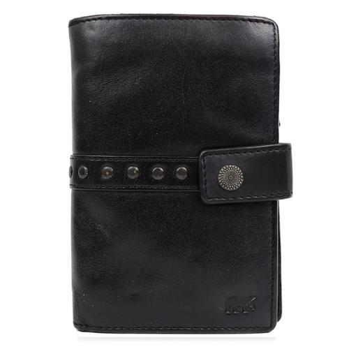 Sanne - Portemonnee - Leer - Overslag - Studs