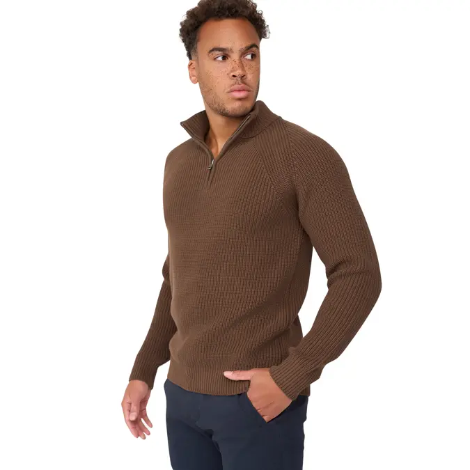 Heren Menthon Zip Pullover  Solution