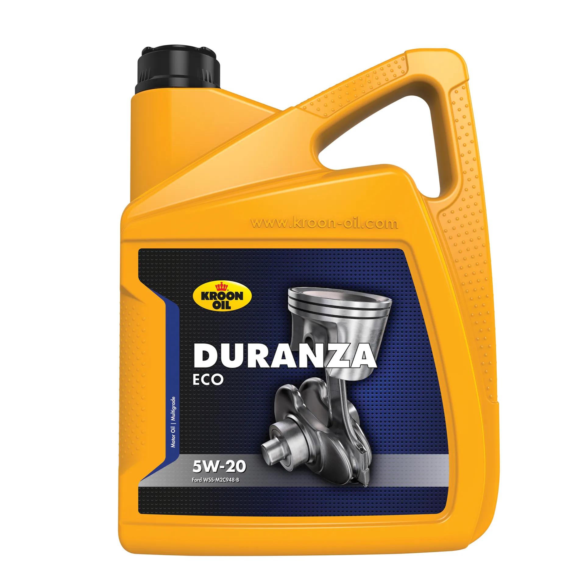 Kroon-oil  motorolie Duranza ECO 5W-20 5L  Geel main product image