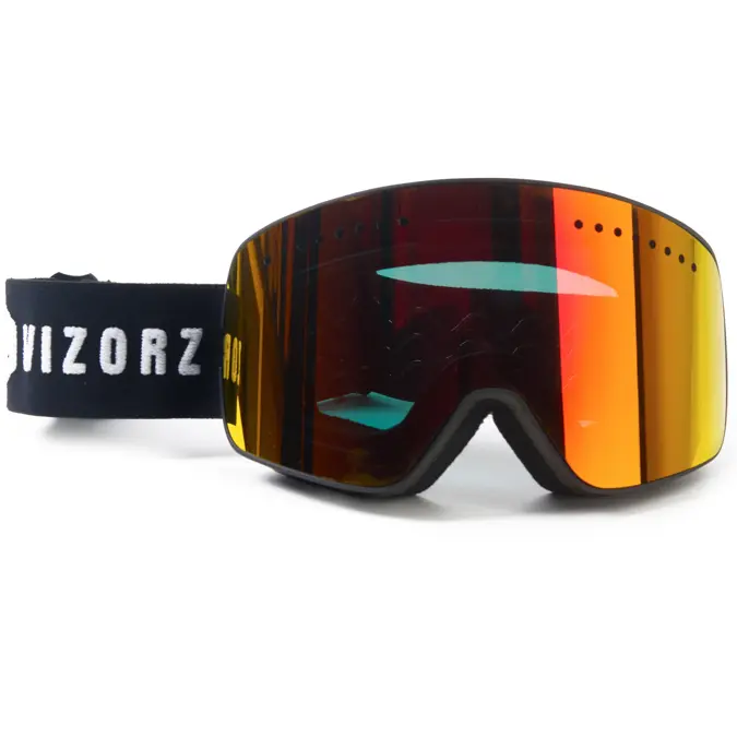 Vizorz Skibril met Grijs/Rood vizier