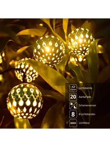 RexTech solar lichtslinger Marrakech