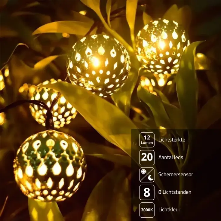 RexTech solar lichtslinger Marrakech