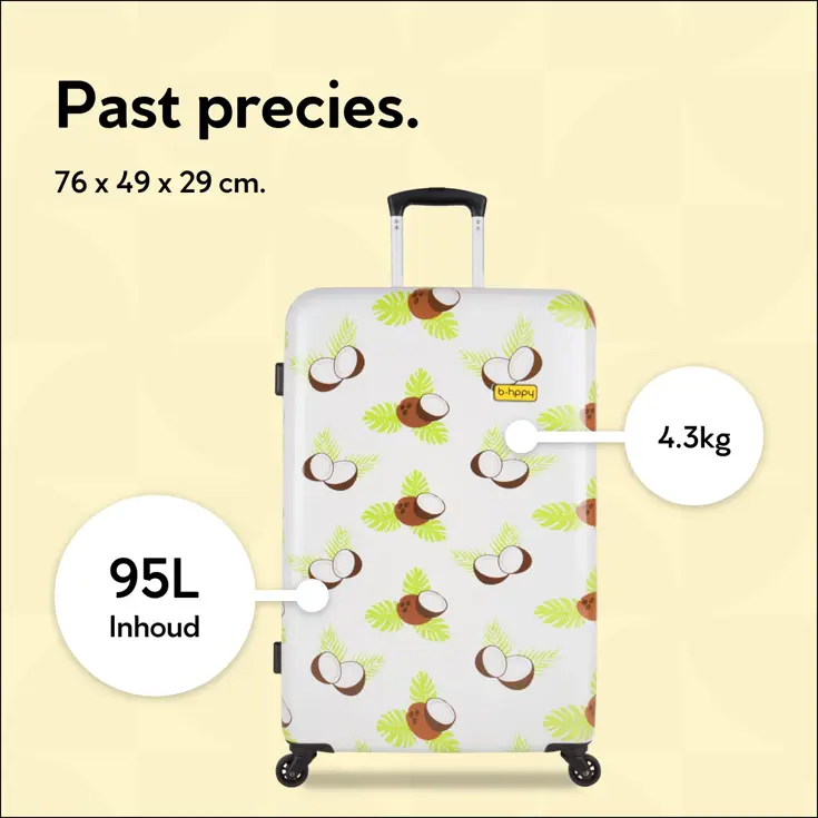Reiskoffer met print - 76cm