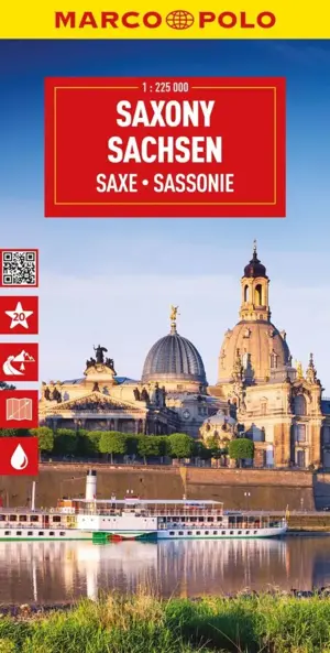 Wegenkaart 09 Saksen