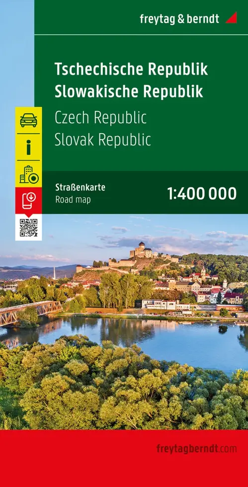 Wegenkaart Tsjechië - Slowakije