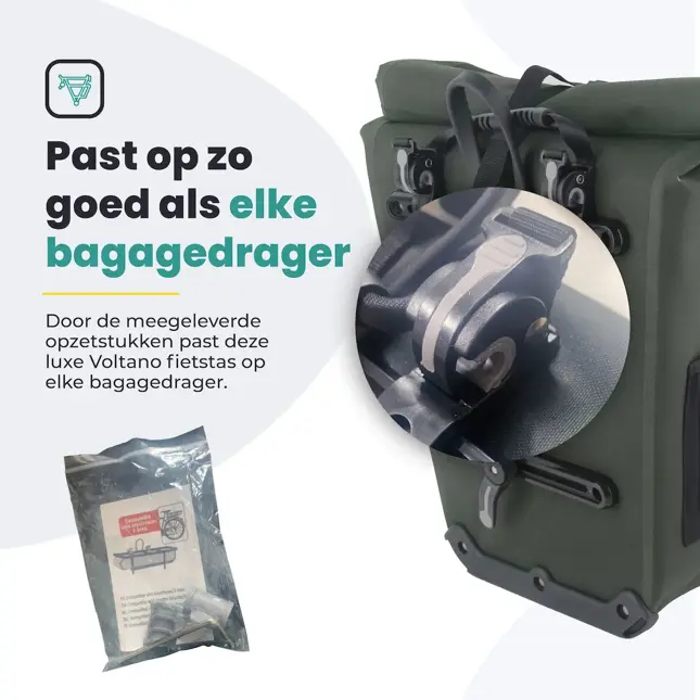 Voltano Luxe E‑bike Fietstas 28 L