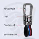 Metalen Sleutelhoesje voor Suzuki grijs A3B